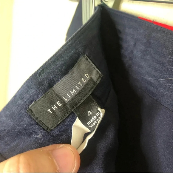 The Limited Navy, Red and White Striped Pencil Skirt Size 4 - Picture 4 of 4